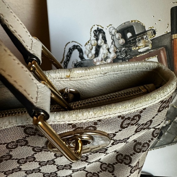 Gucci GG Monogram Logo Tote Bag with COA - Picture 6 of 14